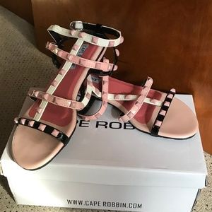 Cape Robbin Pink Flat Sandals